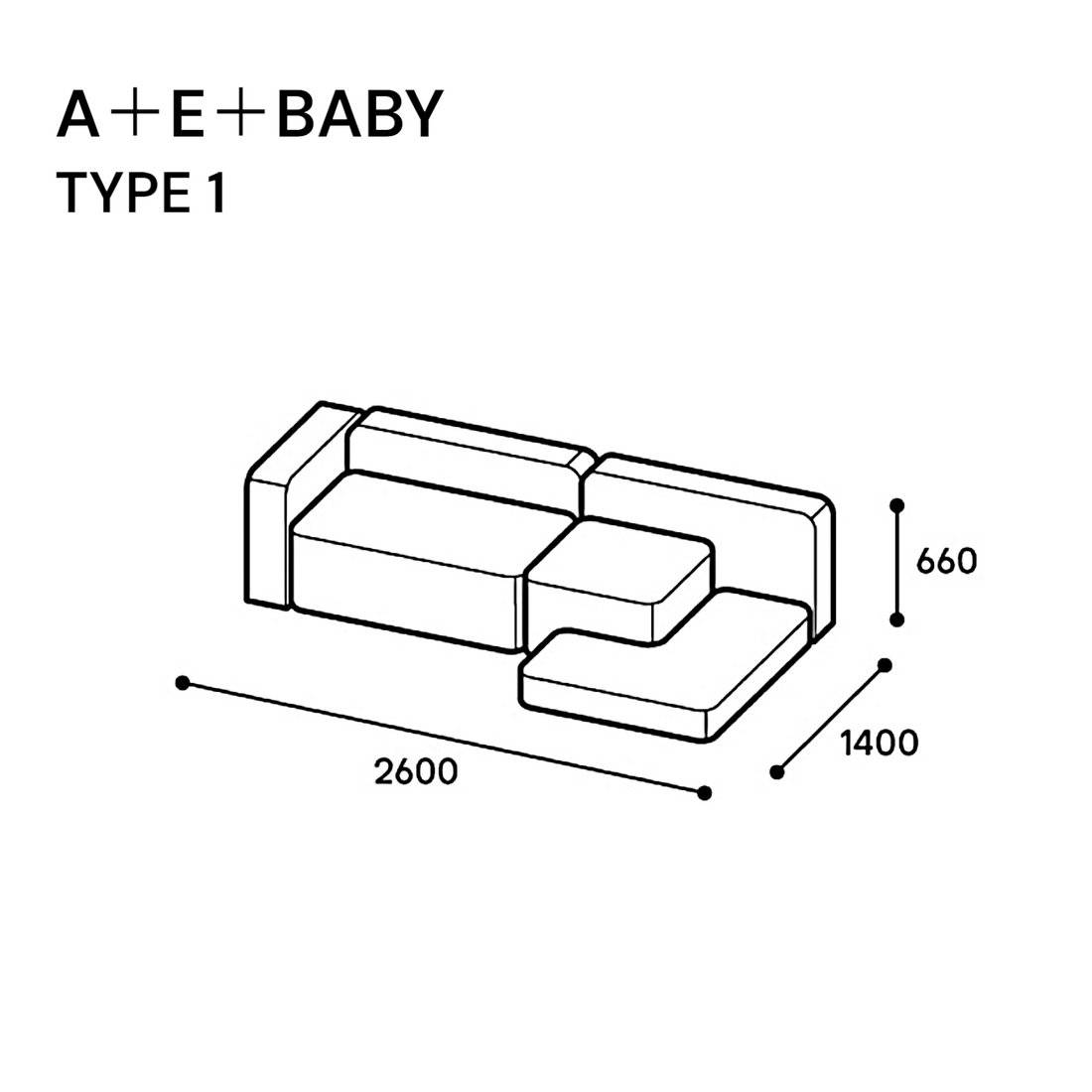 【展示現品】TIMELESS BABY SOFA