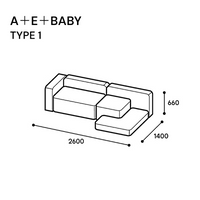 【展示現品】TIMELESS BABY SOFA