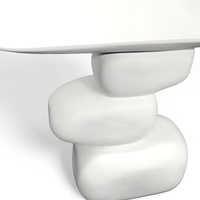 【展示現品】STONE CONSOLE TABLE WHITE