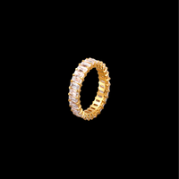 エメラルドカット ラボグロウンダイヤモンドリング