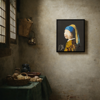 UNTITLED Portrait work (Girl with a pearl earring) contemporary painting art