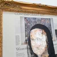 UNTITLED Portrait work (Mona Lisa) contemporary painting art