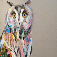 Owl contemporary painting art