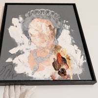 UNTITLED Portrait work (Elizabeth II) contemporary painting art
