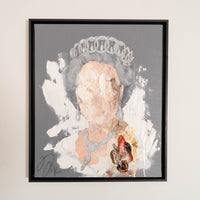 UNTITLED Portrait work (Elizabeth II) contemporary painting art