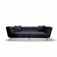 Eclipse Sofa 3P Black