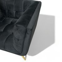 Eclipse Sofa 3P Black