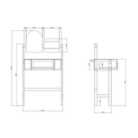 【展示現品】1DMT DRESSER WHITE