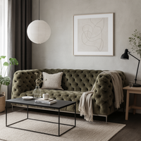 ENT SOFA 2.5P GREYISH OLIVE