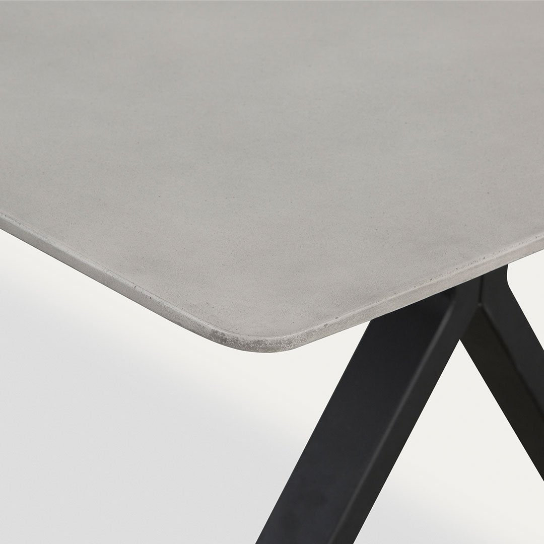 CONCRETE × IRON BENCH コンクリート×アイアン ベンチ【送料無料