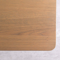 SMOKED OAK × IRON BENCH FORK LEG