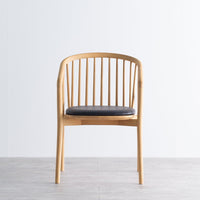 NATURAL WOOD CUSHION CHAIR