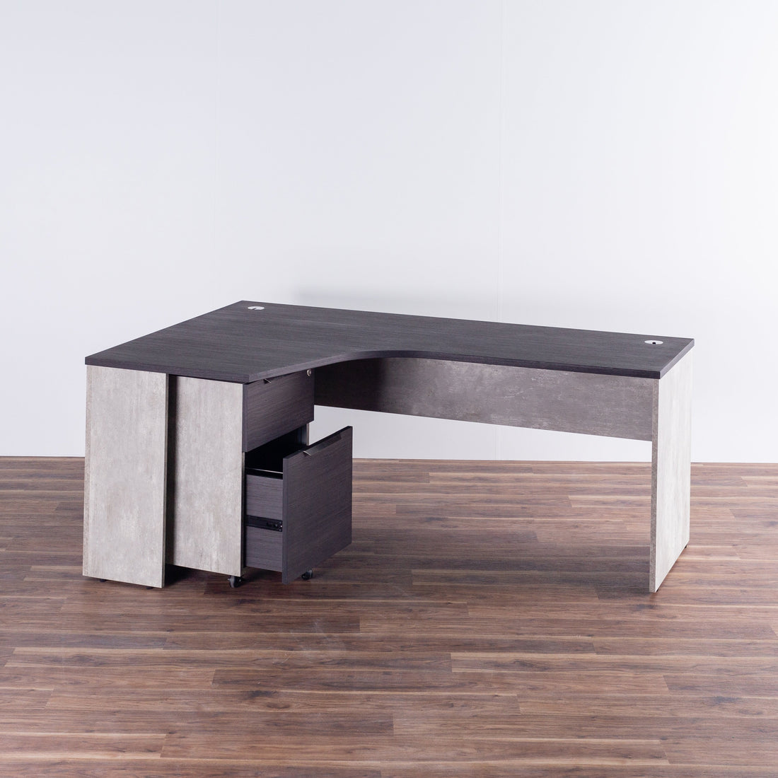 CONCRETE MIX CORNER DESK