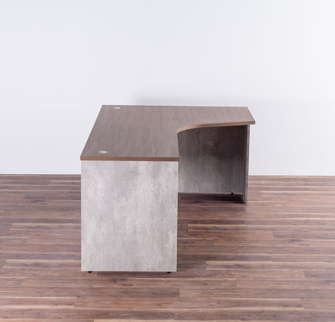 CONCRETE MIX CORNER DESK