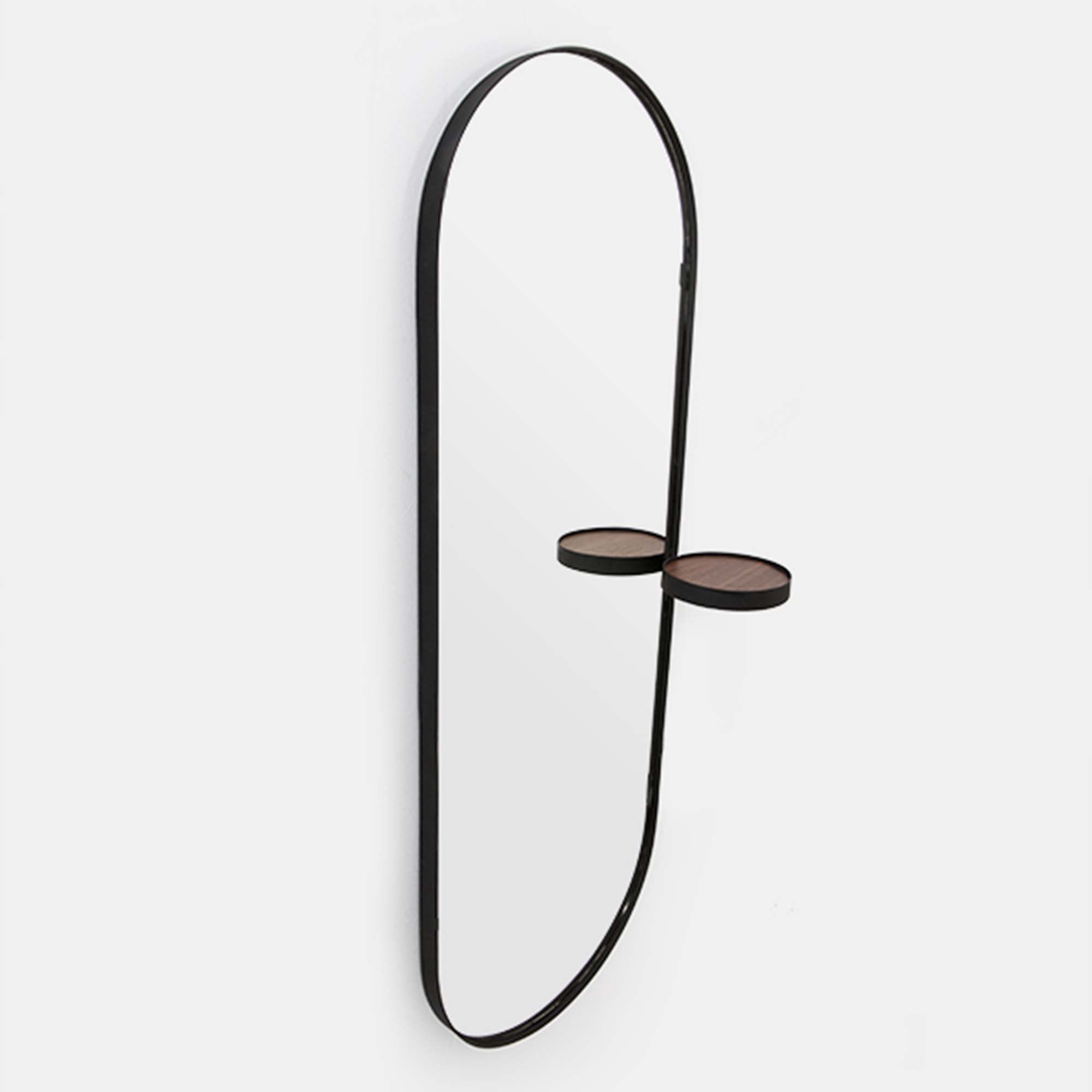 鏡 WALNUT TRAY MIRROR WALNUT STAND MIRROR ウォルナット スタンドミラー【送料無料
