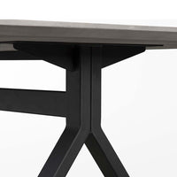 CONCRETE DINING TABLE FORK LEG