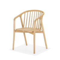 NATURAL WOOD CUSHION CHAIR
