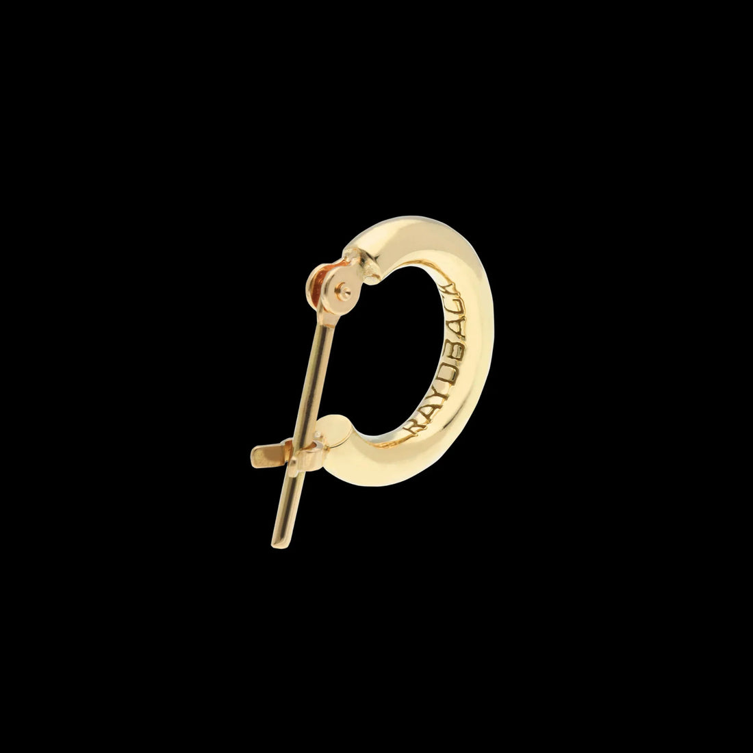 -SMALL MARKING 18K GOLD PIERCE-