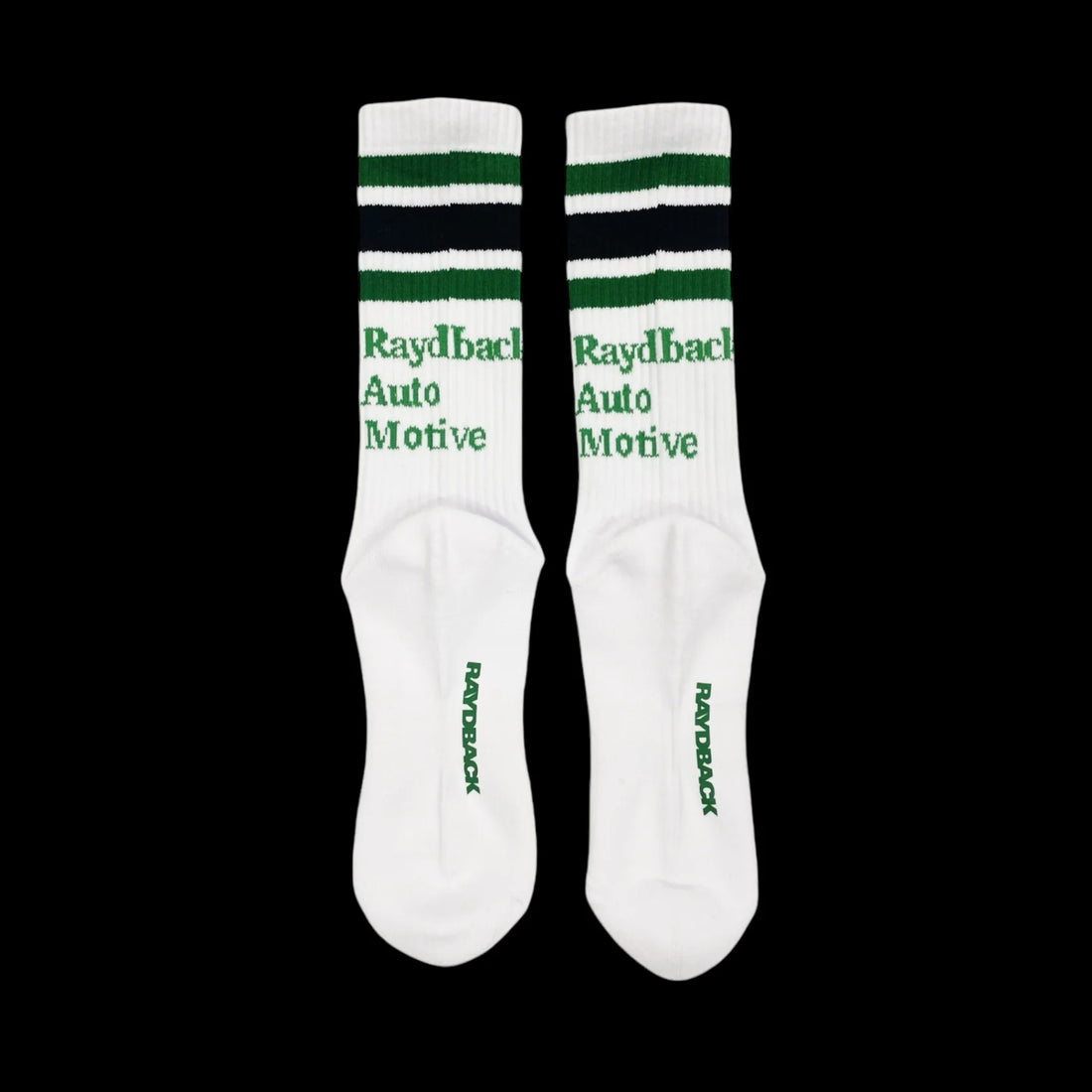 -RAYDBACK AUTO MOTIVE SOCKS- (GREEN)