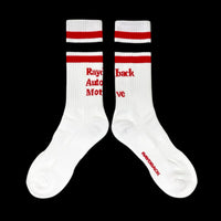 -RAYDBACK AUTO MOTIVE SOCKS- (RED)