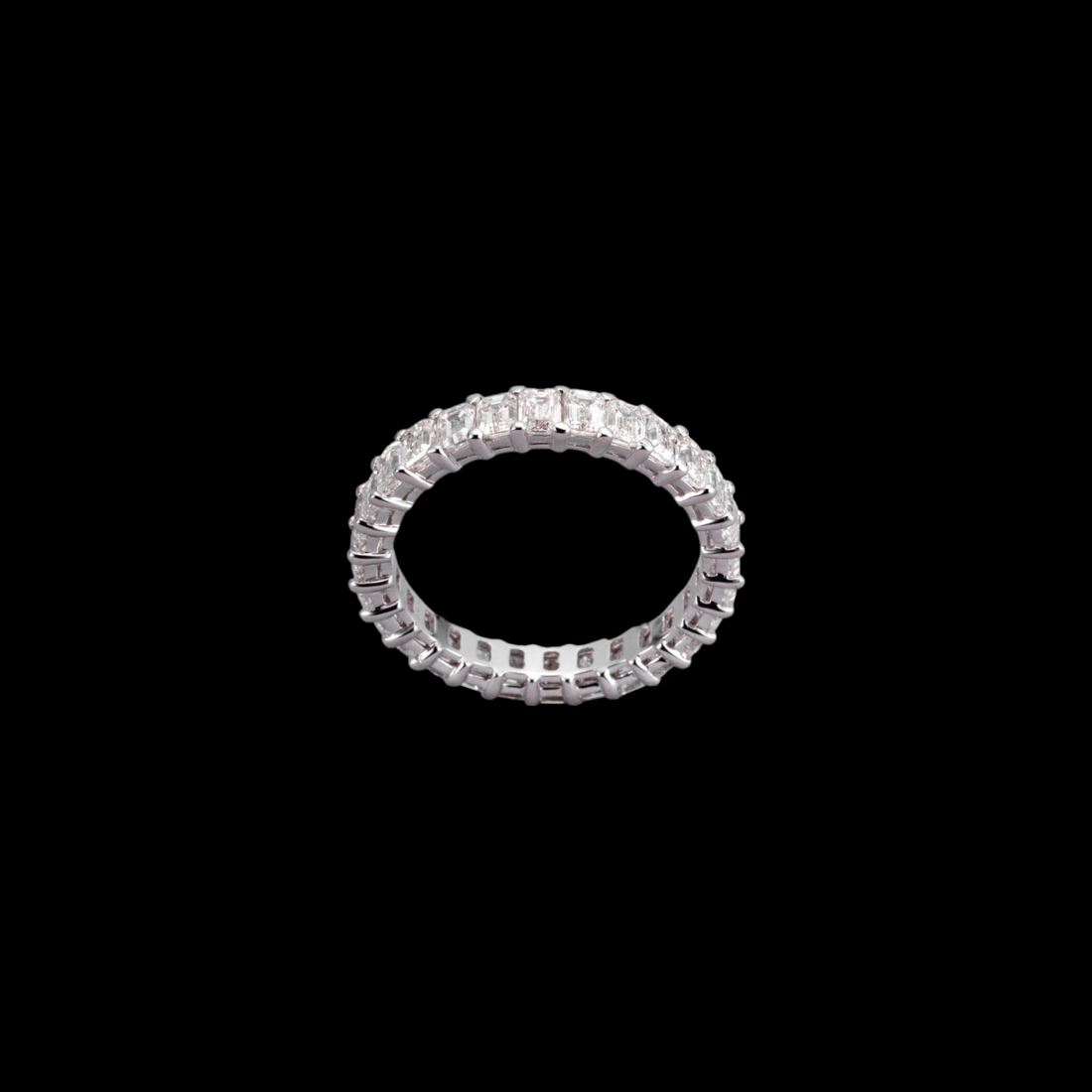 エメラルドカット ラボグロウンダイヤモンドリング