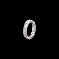 エメラルドカット ラボグロウンダイヤモンドリング