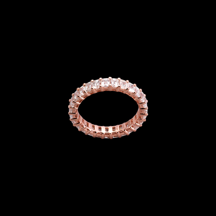 エメラルドカット ラボグロウンダイヤモンドリング