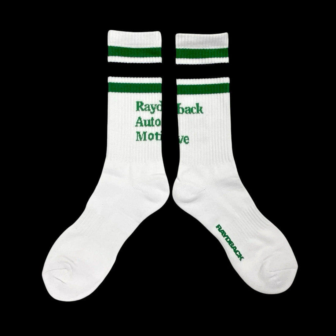 -RAYDBACK AUTO MOTIVE SOCKS- (GREEN)