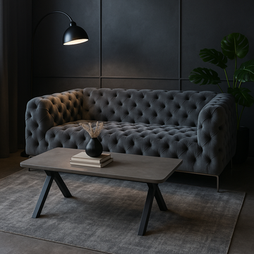 CONCRETE COFFEE TABLE FORK LEG