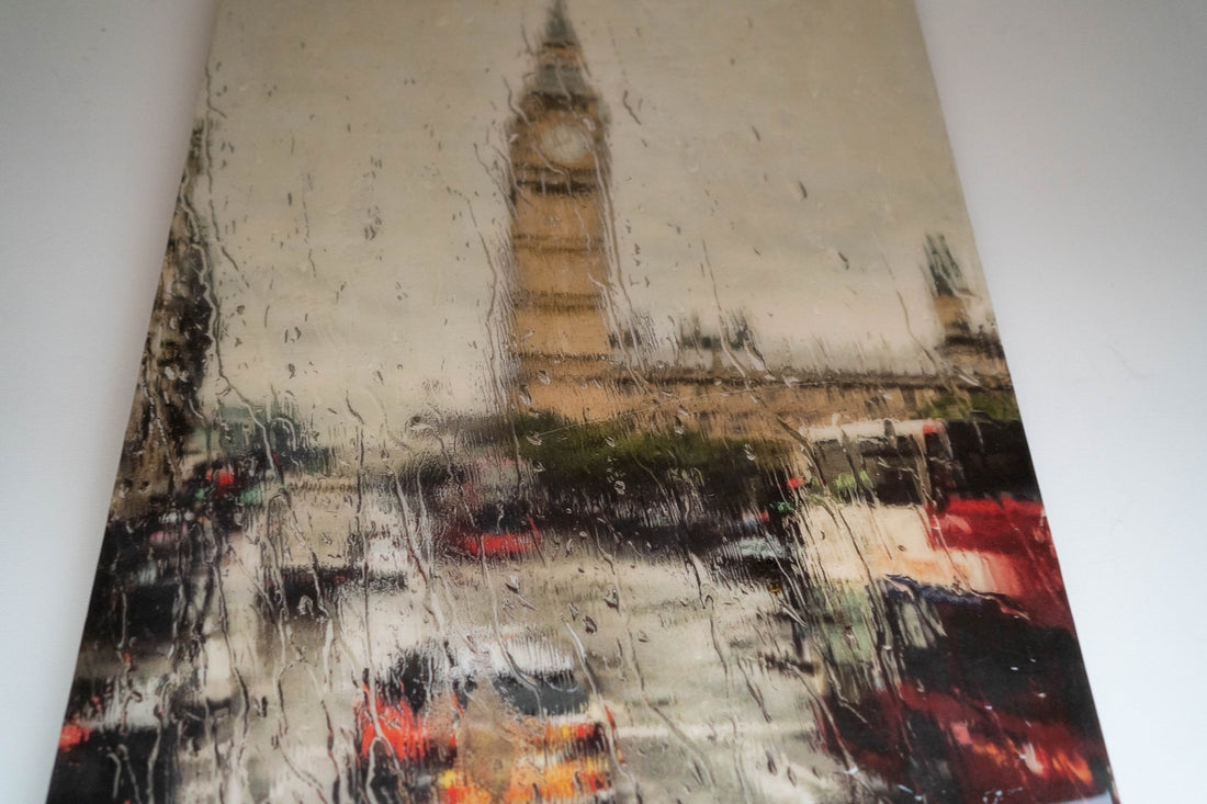 The Rain, London contemporary painting art