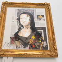 UNTITLED Portrait work (Mona Lisa) contemporary painting art