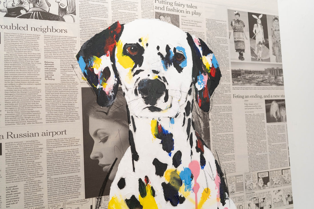 Dalmatian contemporary painting art