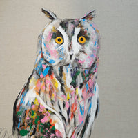 Owl contemporary painting art