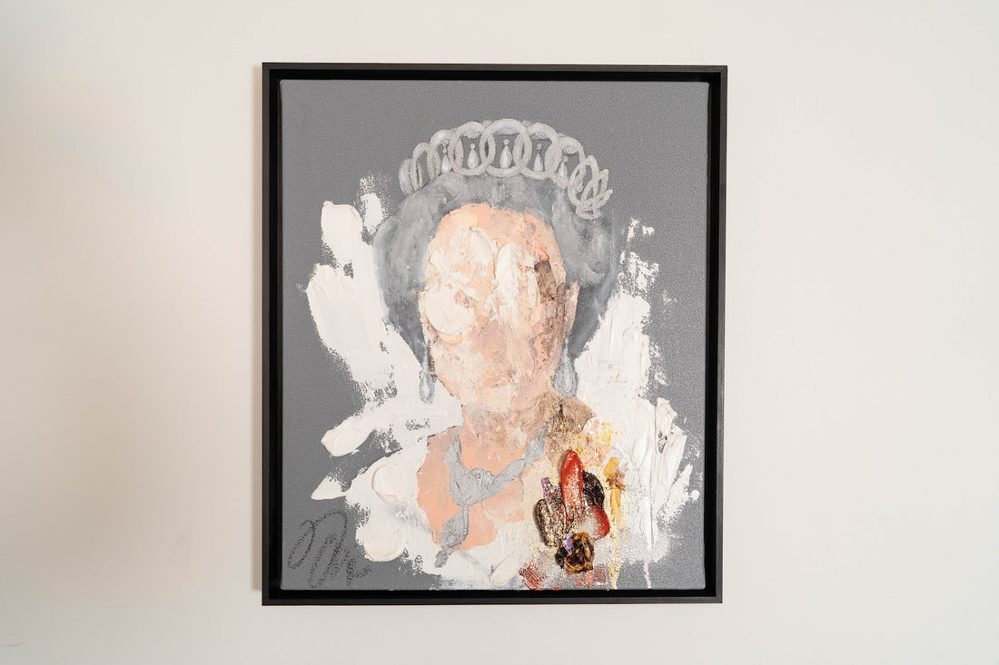UNTITLED Portrait work (Elizabeth II) contemporary painting art