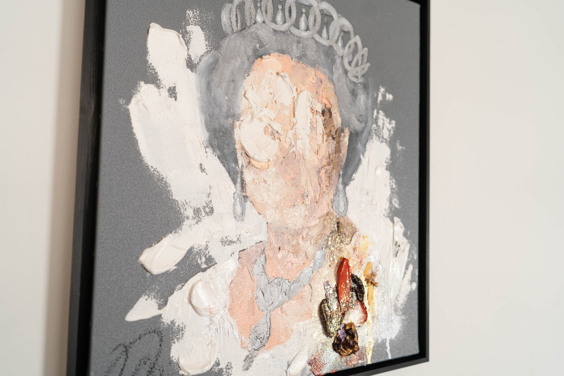 UNTITLED Portrait work (Elizabeth II) contemporary painting art