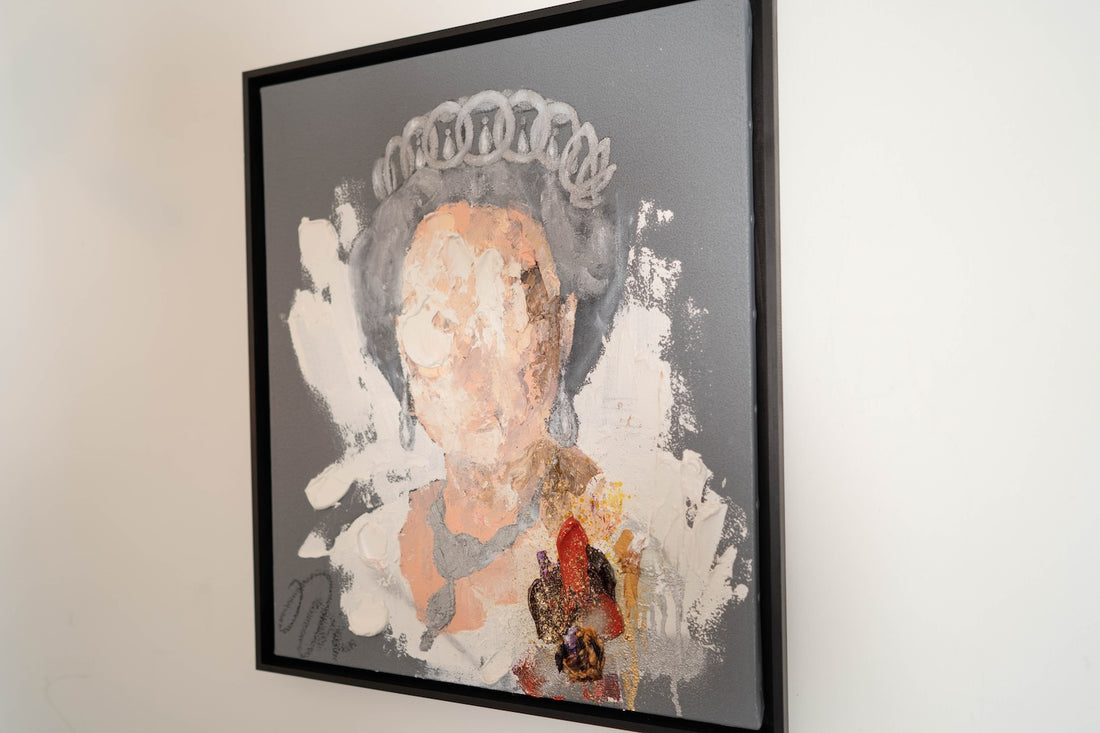 UNTITLED Portrait work (Elizabeth II) contemporary painting art