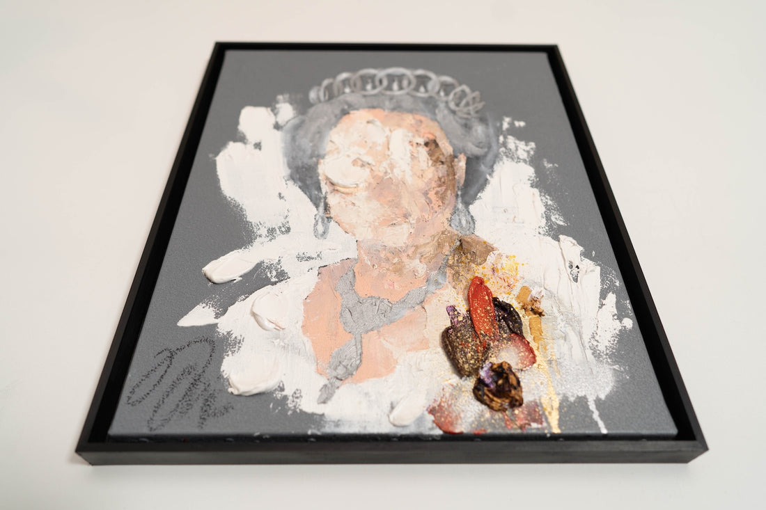 UNTITLED Portrait work (Elizabeth II) contemporary painting art