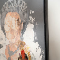UNTITLED Portrait work (Elizabeth II) contemporary painting art