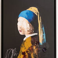 UNTITLED Portrait work (Girl with a pearl earring) contemporary painting art
