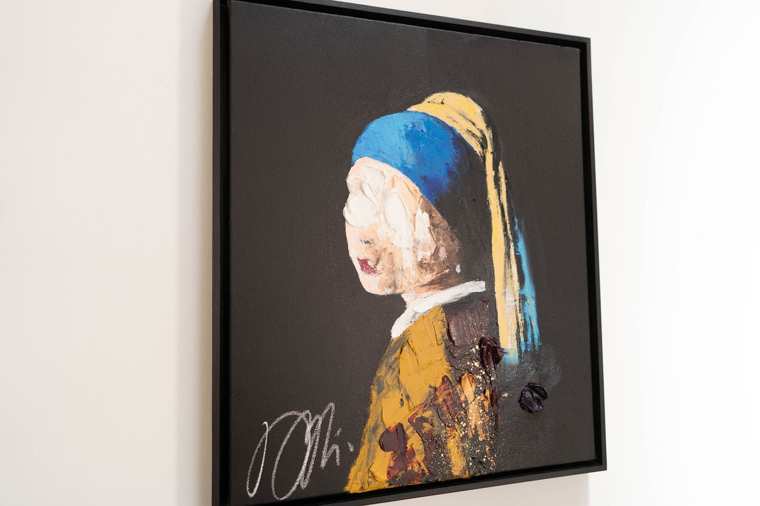 UNTITLED Portrait work (Girl with a pearl earring) contemporary painting art