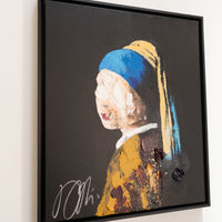 UNTITLED Portrait work (Girl with a pearl earring) contemporary painting art