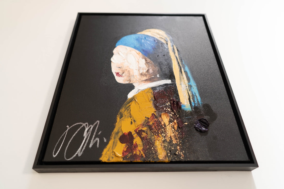 UNTITLED Portrait work (Girl with a pearl earring) contemporary painting art