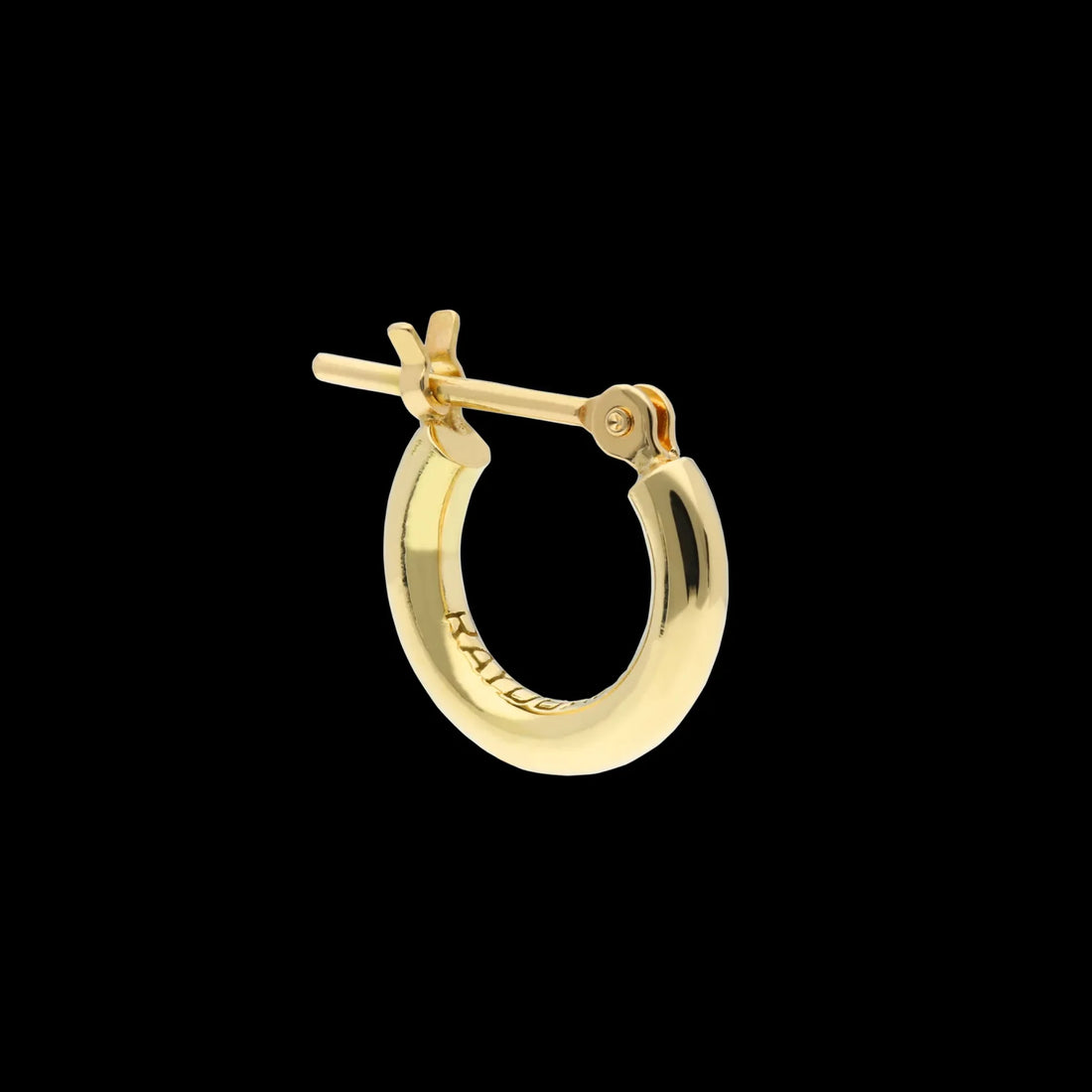-SMALL MARKING 18K GOLD PIERCE-