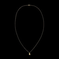 -JESUS 18K GOLD PENDANT- (EMERALD EYES)