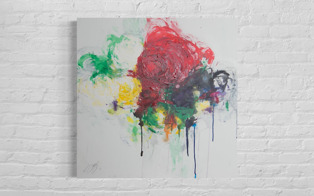 Floral No,3 contemporary painting art