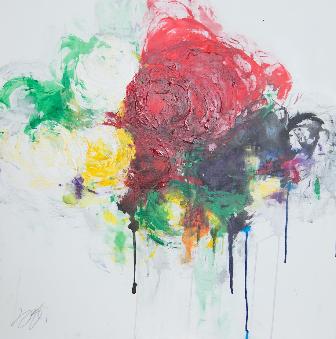 Floral No,3 contemporary painting art