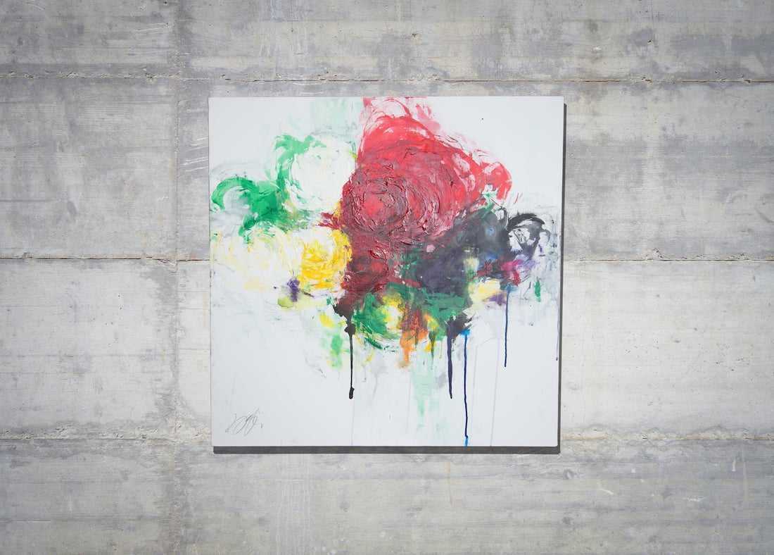 Floral No,3 contemporary painting art