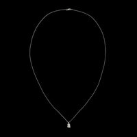 -JESUS WHITE GOLD PENDANT- (DIAMOND EYES)