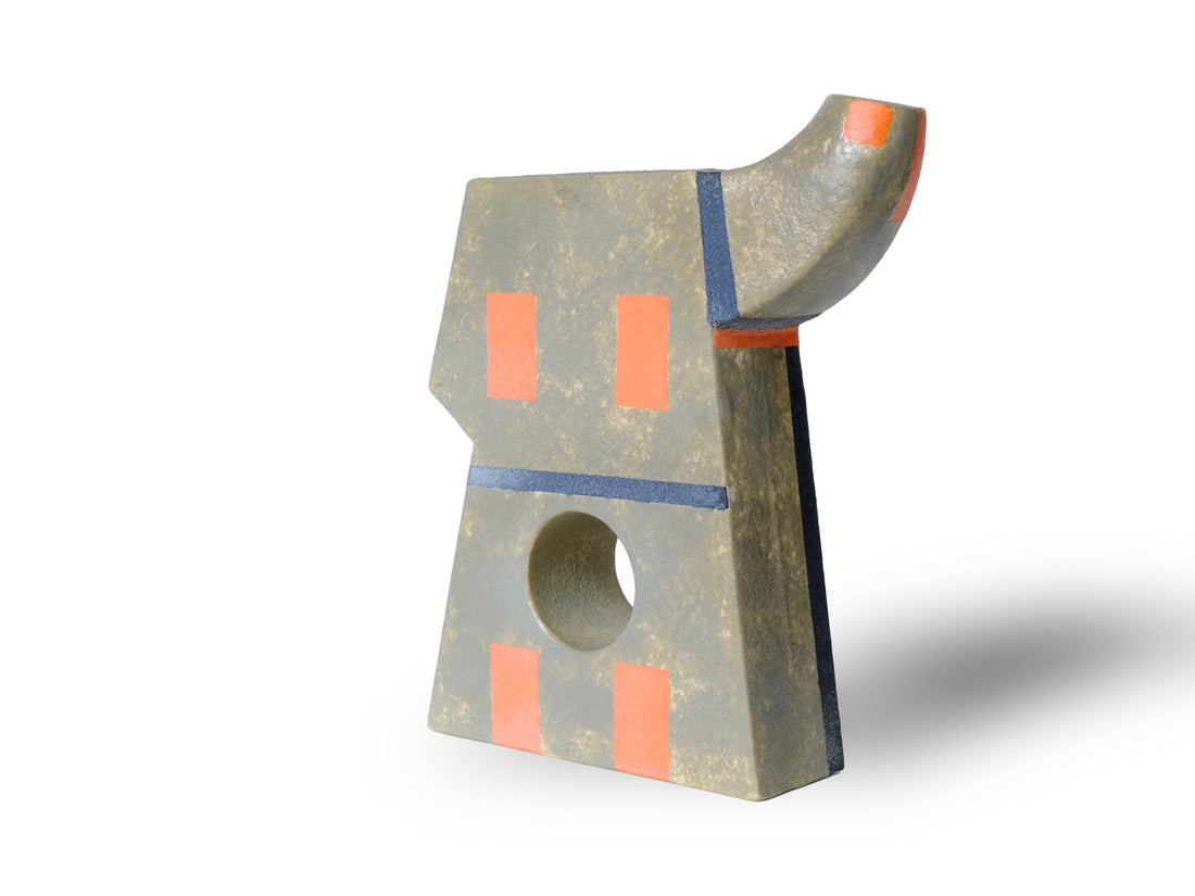 西日・Nishibi / 枯緑 x 夕柿（花瓶 / Vase）