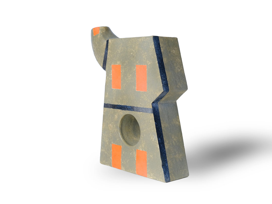 西日・Nishibi / 枯緑 x 夕柿（花瓶 / Vase）